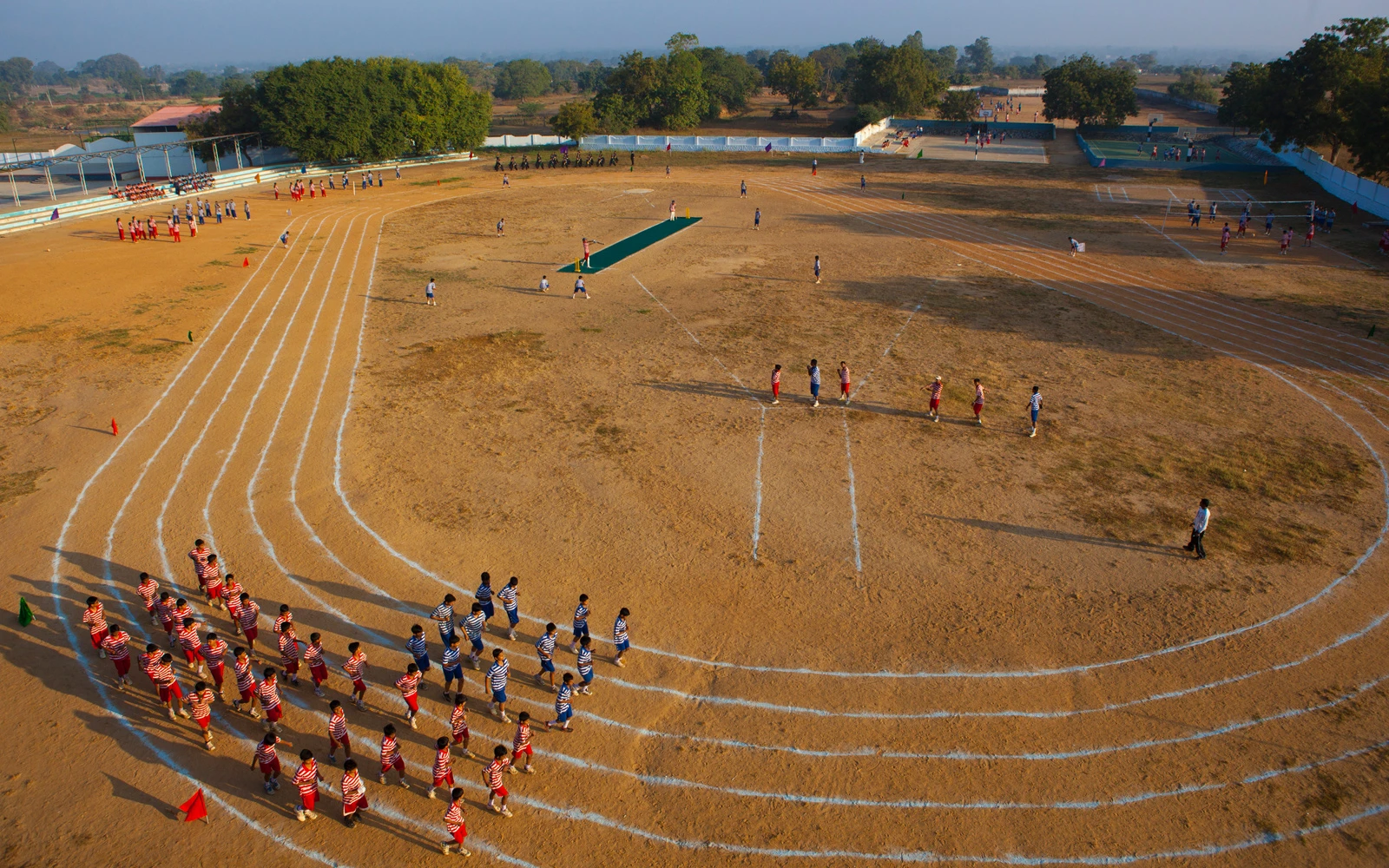 Abhyasa Residential School honored on stage during education award ceremony