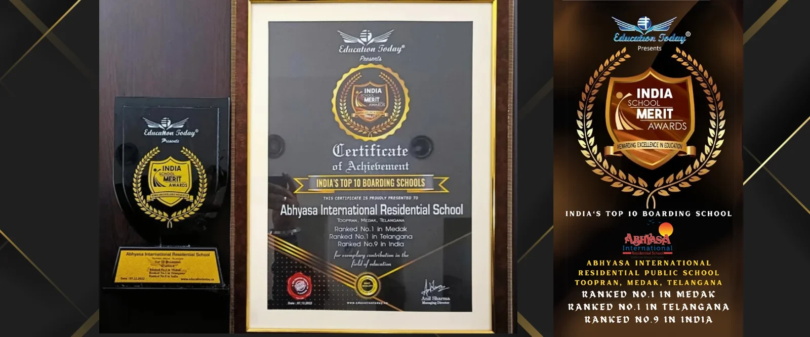 Education Today India School Merit Award Top 10 Boarding Schools Hyderabad 2022-23