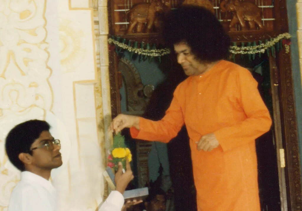 CEO Sir with Bhagawan Sri Sathya Sai Baba