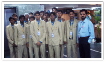 CLASS 12 STUDENTS VISIT A STEEL FACTORY