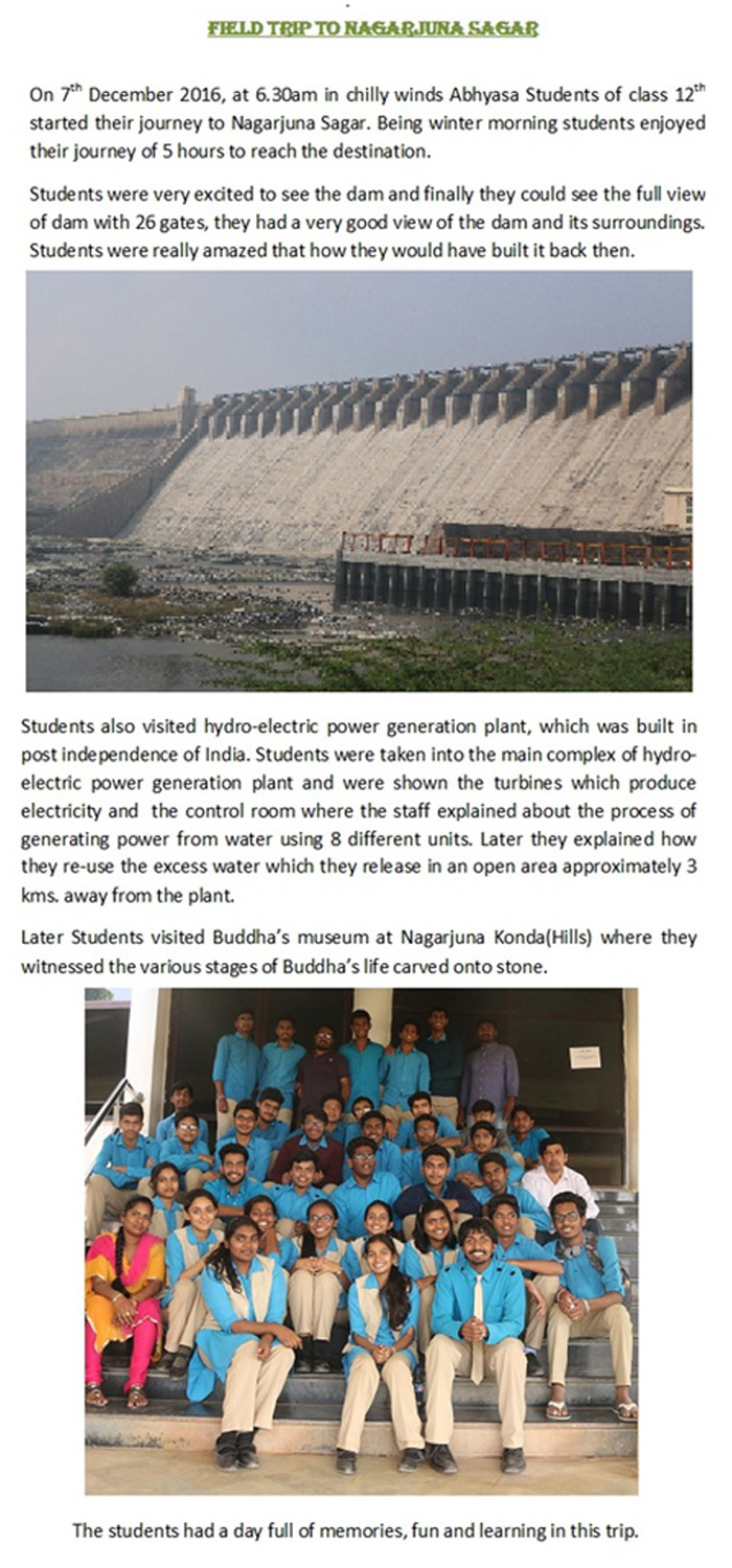 field-trip-to-nagarjuna-sagar