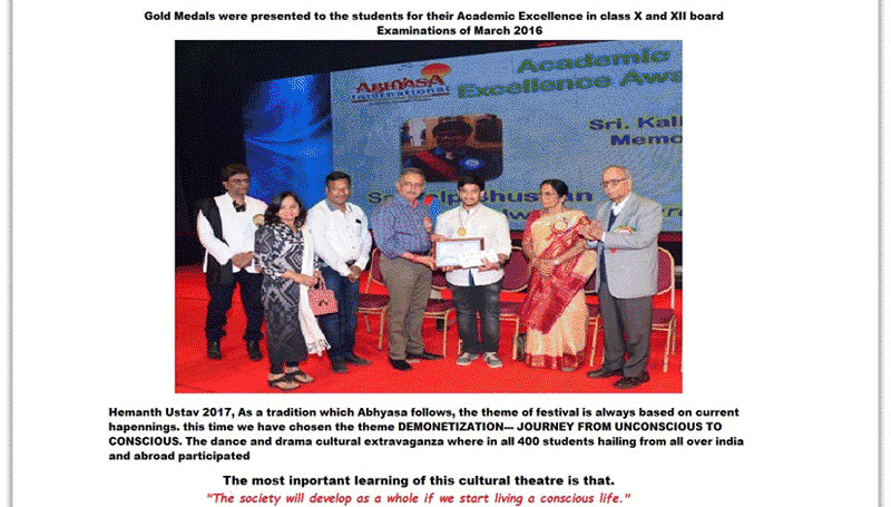 Week-1 of 2nd edition of Abhyasa Film Making Workshop