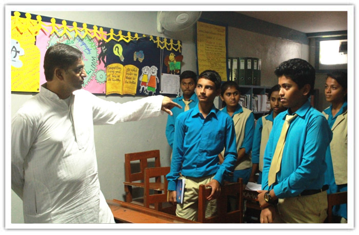 Satyajit of Vidya Vahini Visits Abhyasa