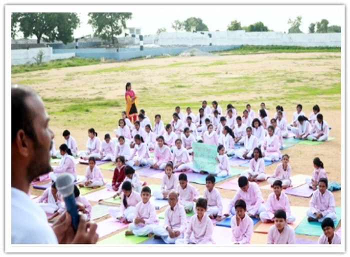 International Day of Yoga at Abhyasa Campus